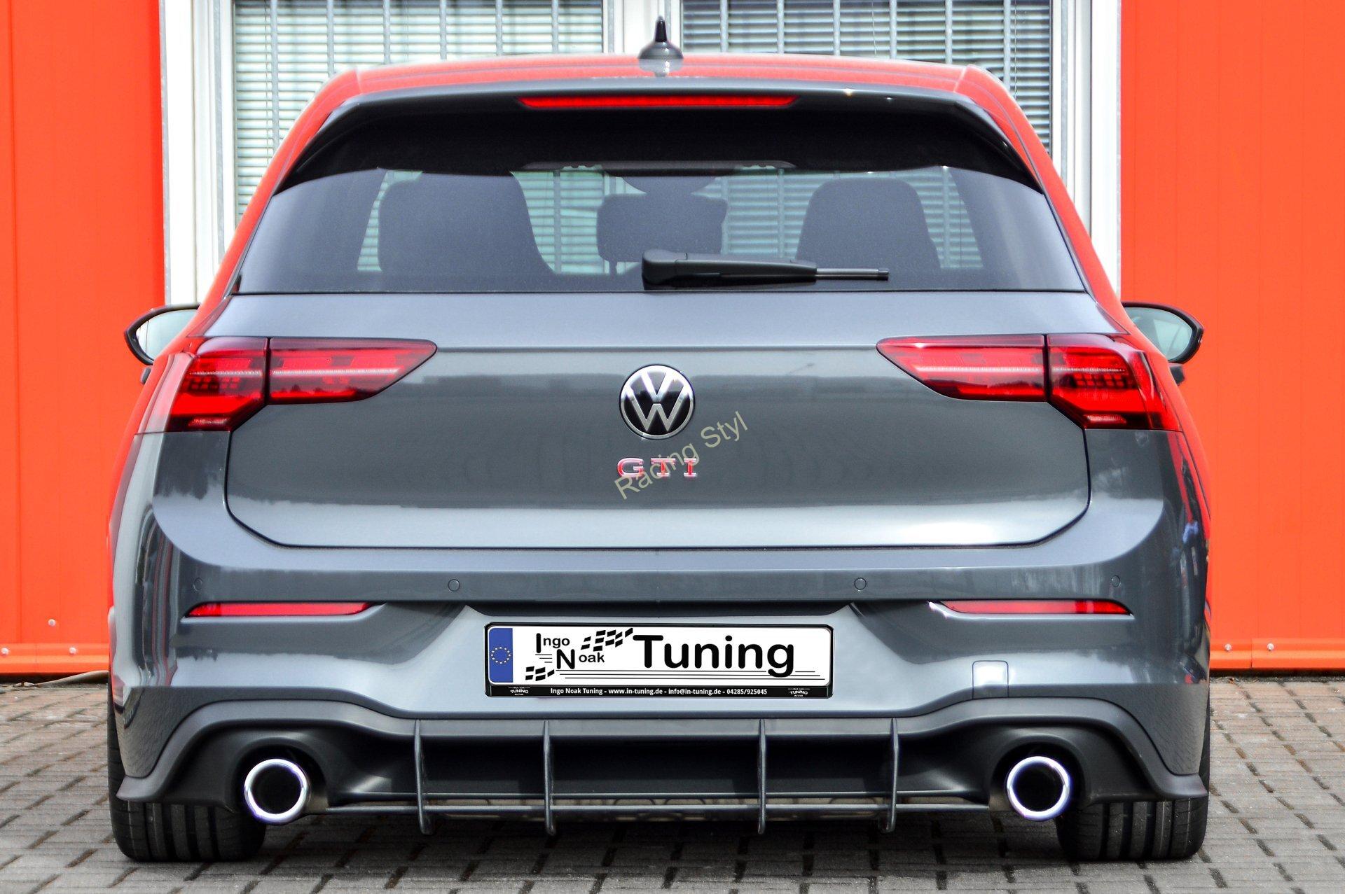 VW Golf 8 GTI spoiler na zadní nárazník difuzor IN Tuning