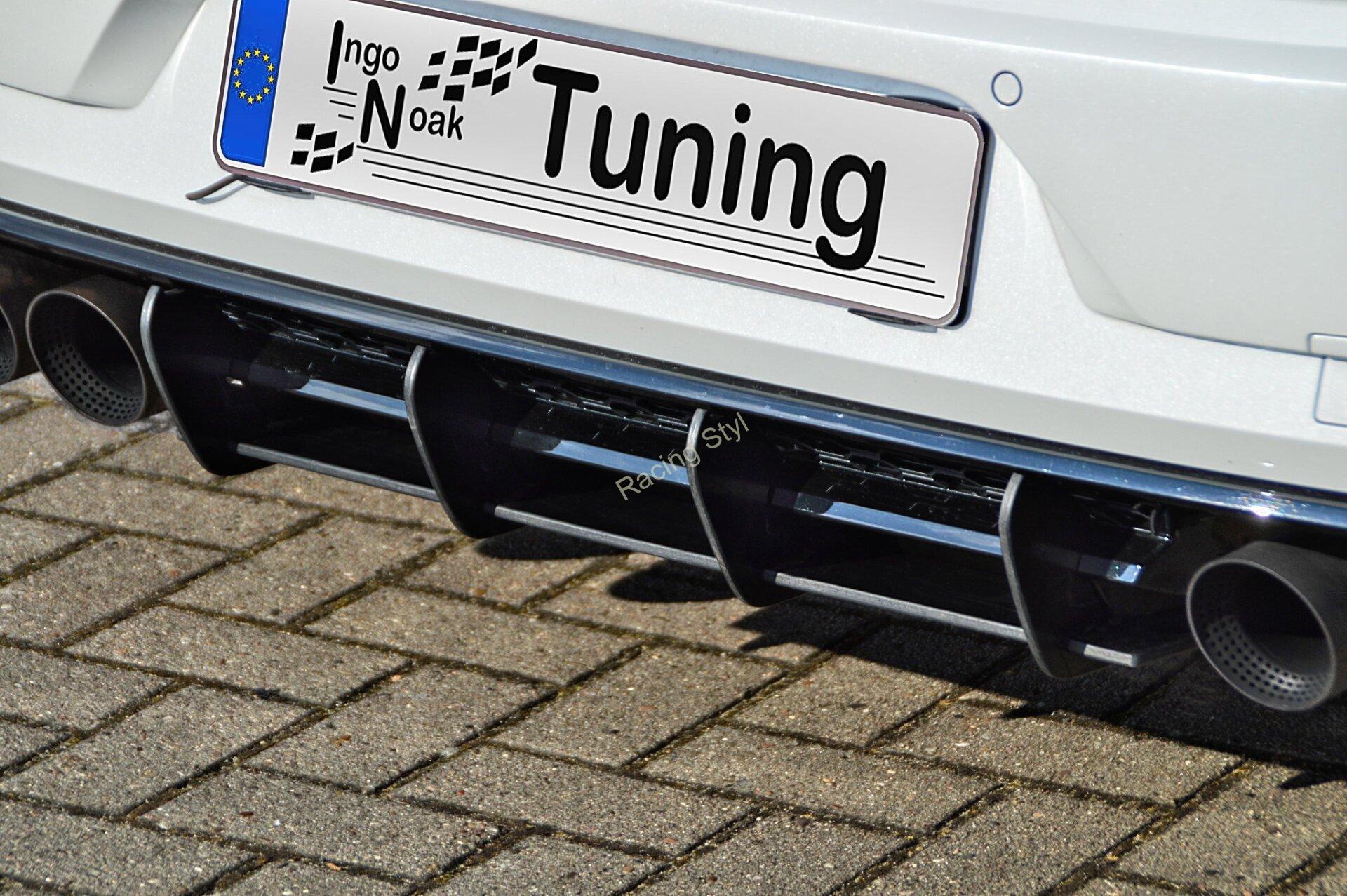 VW Golf 7 R Facelift spoiler na zadní nárazník difuzor IN Tuning