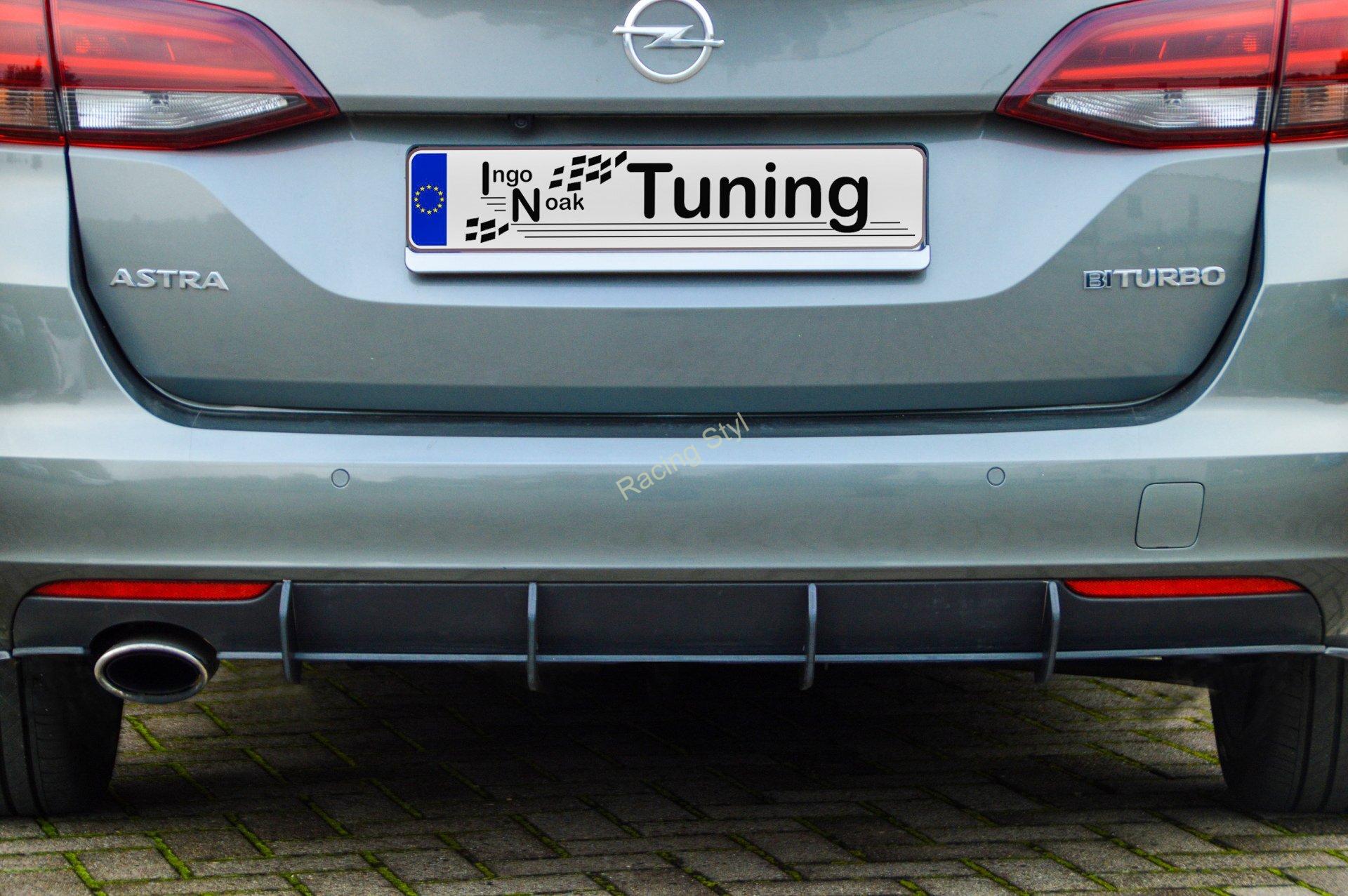 Opel Astra K Sportstourer spoiler na zadní nárazník difuzor IN Tuning