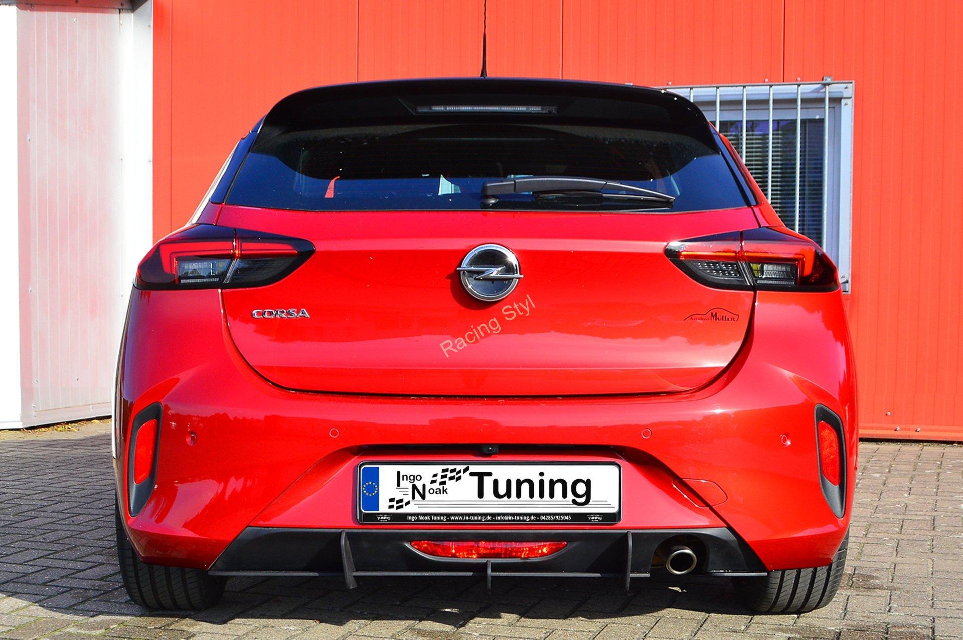 Opel Corsa F GS-Line spoiler na zadní nárazník difuzor IN Tuning