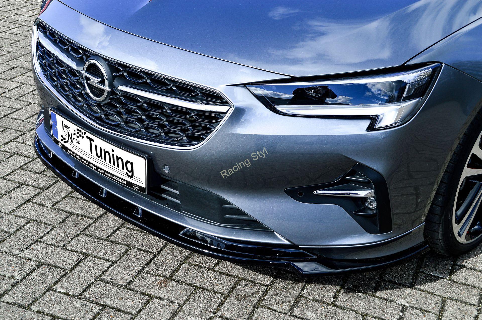 Opel Insignia B OPC-Line Facelift přední spoiler lipa Glossy Black IN Tuning Lesk.