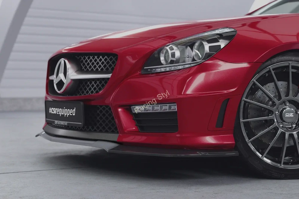 Mercedes Benz SLK R172 AMG-Line přední spoiler lipa Glossy Black CSR Lesk