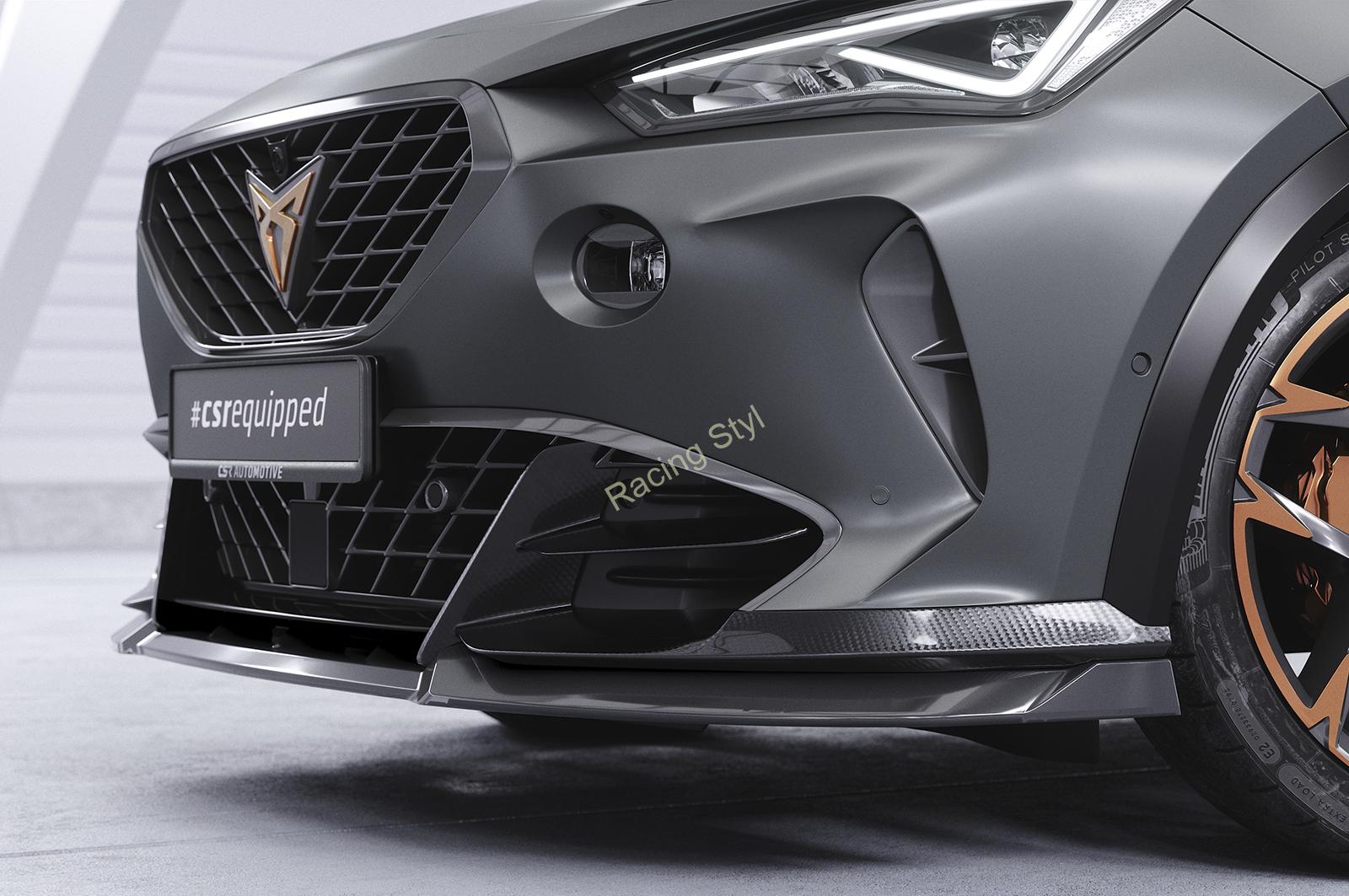 Cupra Formentor VZ5 přední spoiler lipa Glossy Black CSR Lesklá