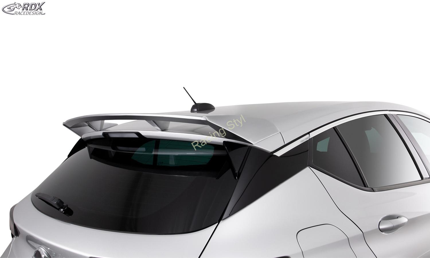 Opel Astra K spoiler křídlo na zadní dveře RDX