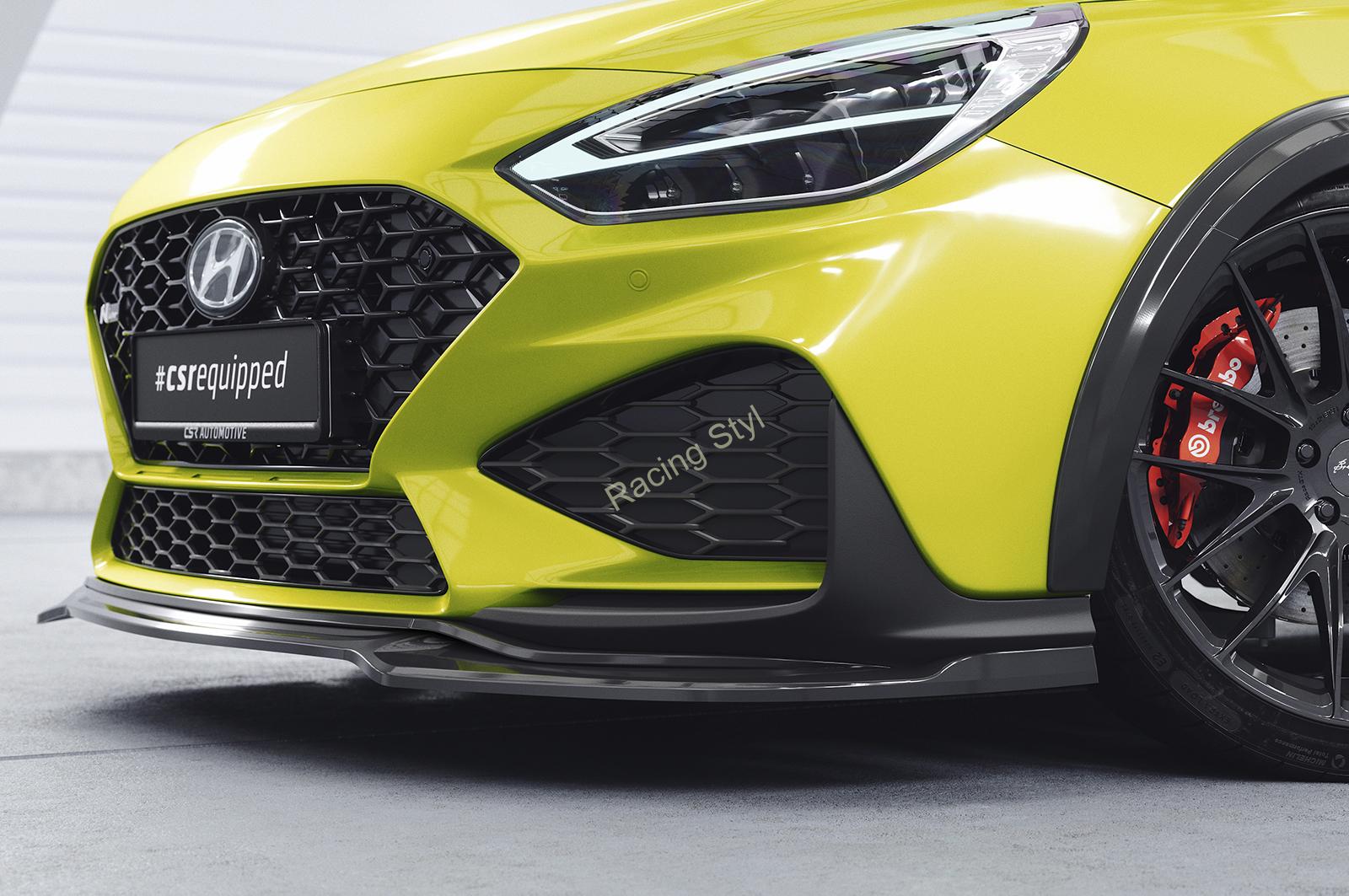 Hyundai I30 (PD) N/ N-Line Facelift přední spoiler lipa Glossy Black CSR Lesk.