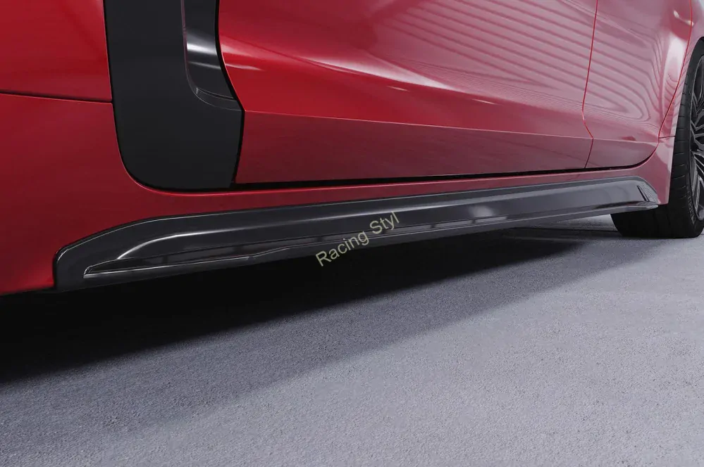 Kia Stinger GT nástavce na boční prahy Glossy Black CSR Lesk.