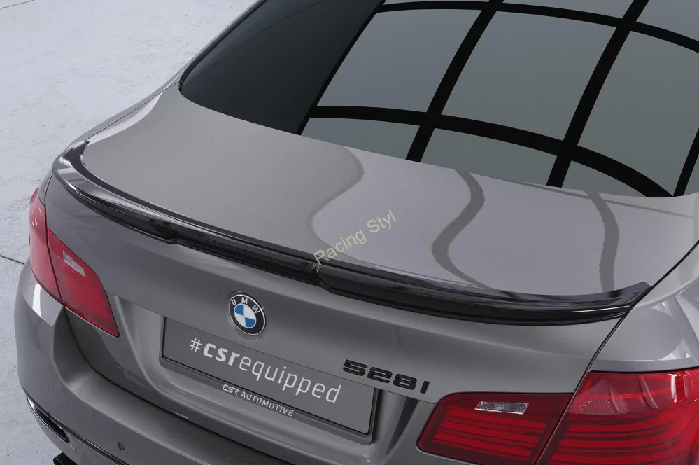 BMW 5 F10 Sedan spoiler na víko kufru Glossy Black CSR Lesk