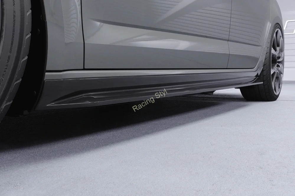 Škoda Octavia 3 Typ 5E nástavce na boční prahy Glossy Black CSR Lesk.
