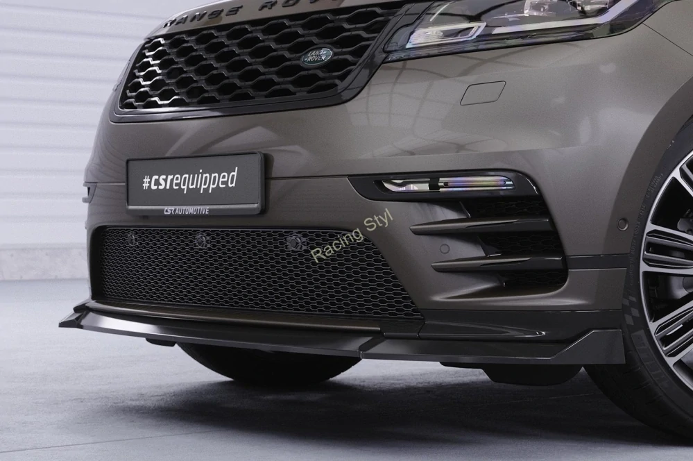 Land Rover Range Rover Velar (L560) přední spoiler lip Glossy Black CSR Lesk.