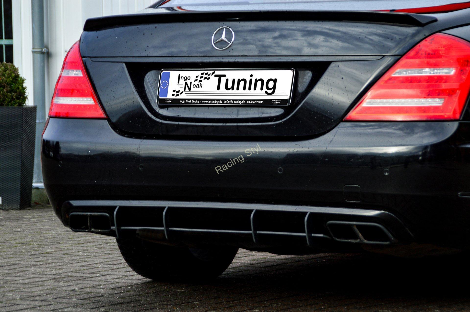 Mercedes Benz S W221/V221 spoiler na zadní nárazník difuzor IN Tuning