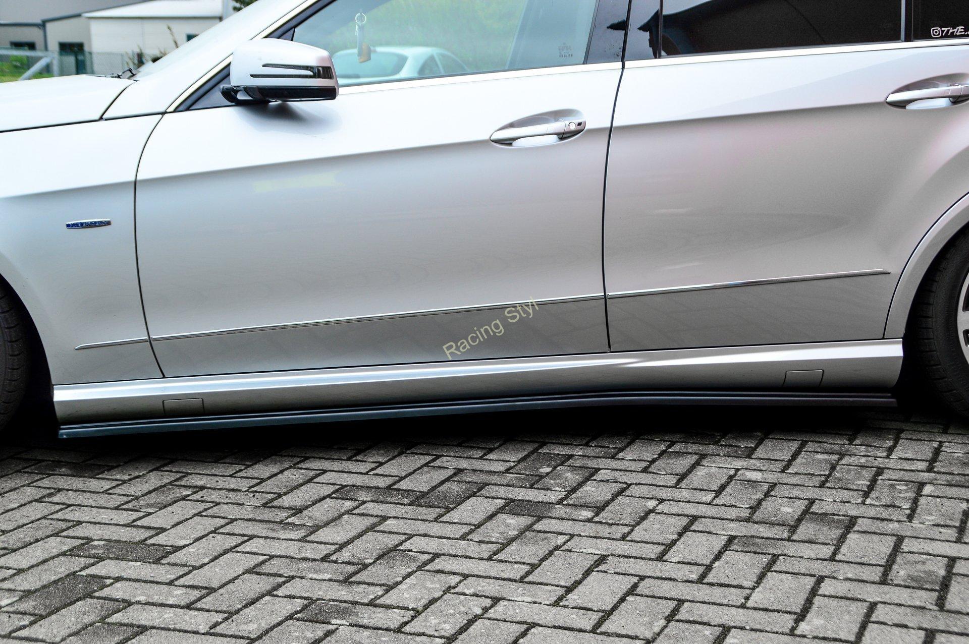 Mercedes Benz E W212 nástavce na boční prahy IN Tuning Matt.