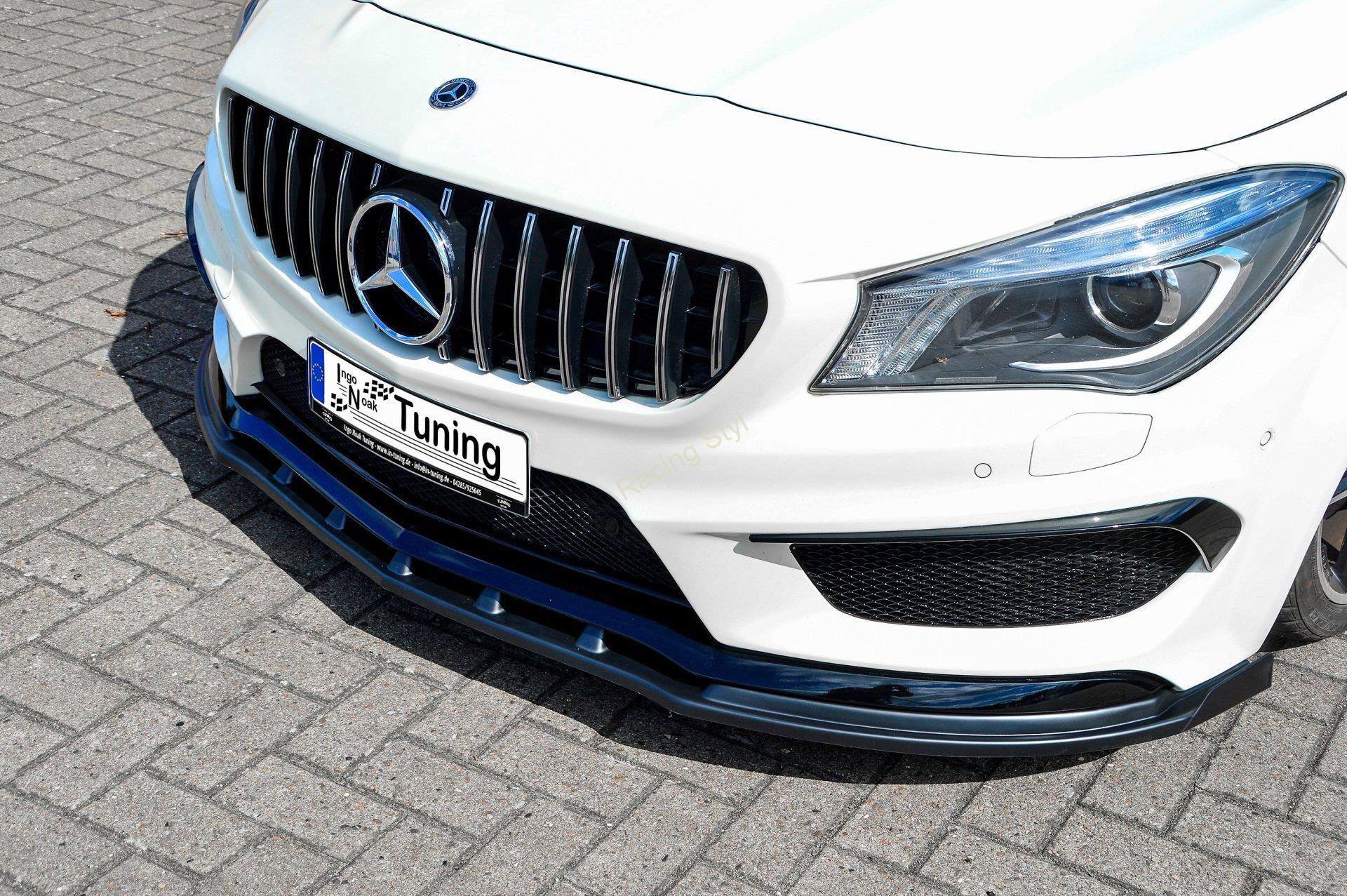 Mercedes Benz CLA AMG-Line C117 přední spoiler lipa s křidélky IN Tuning Matt.