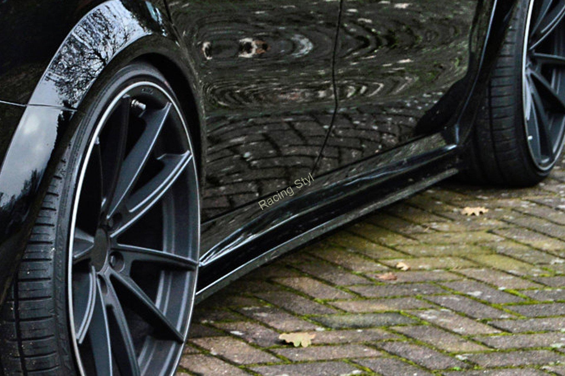 Mercedes Benz CLA AMG-Line + CLA45 AMG/ C176/ 245G nástavce bočních prahů IN Tuning Matt.