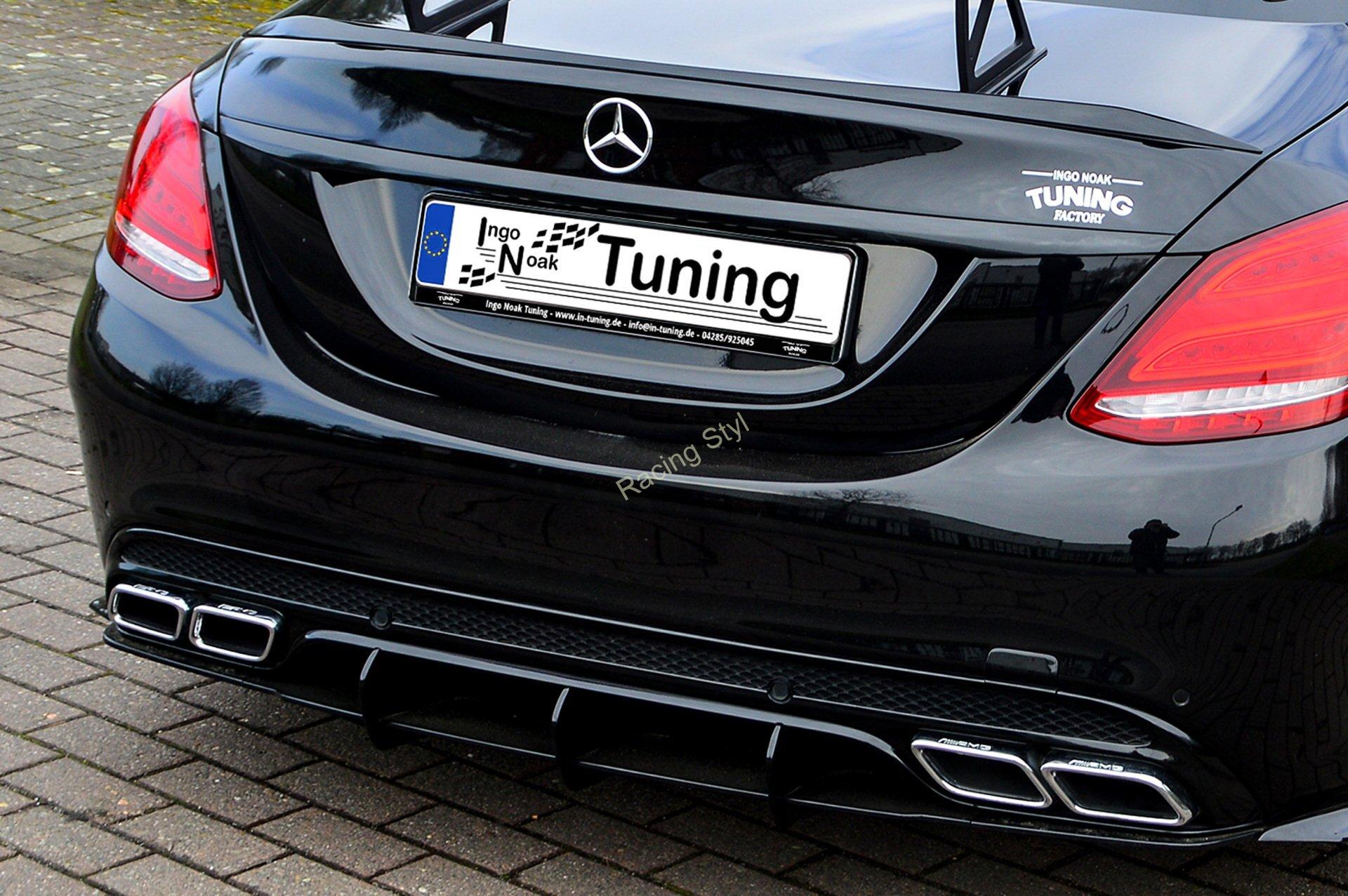 Mercedes Benz C63AMG+S Sedan spoiler na zadní nárazník difuzor IN Tuning