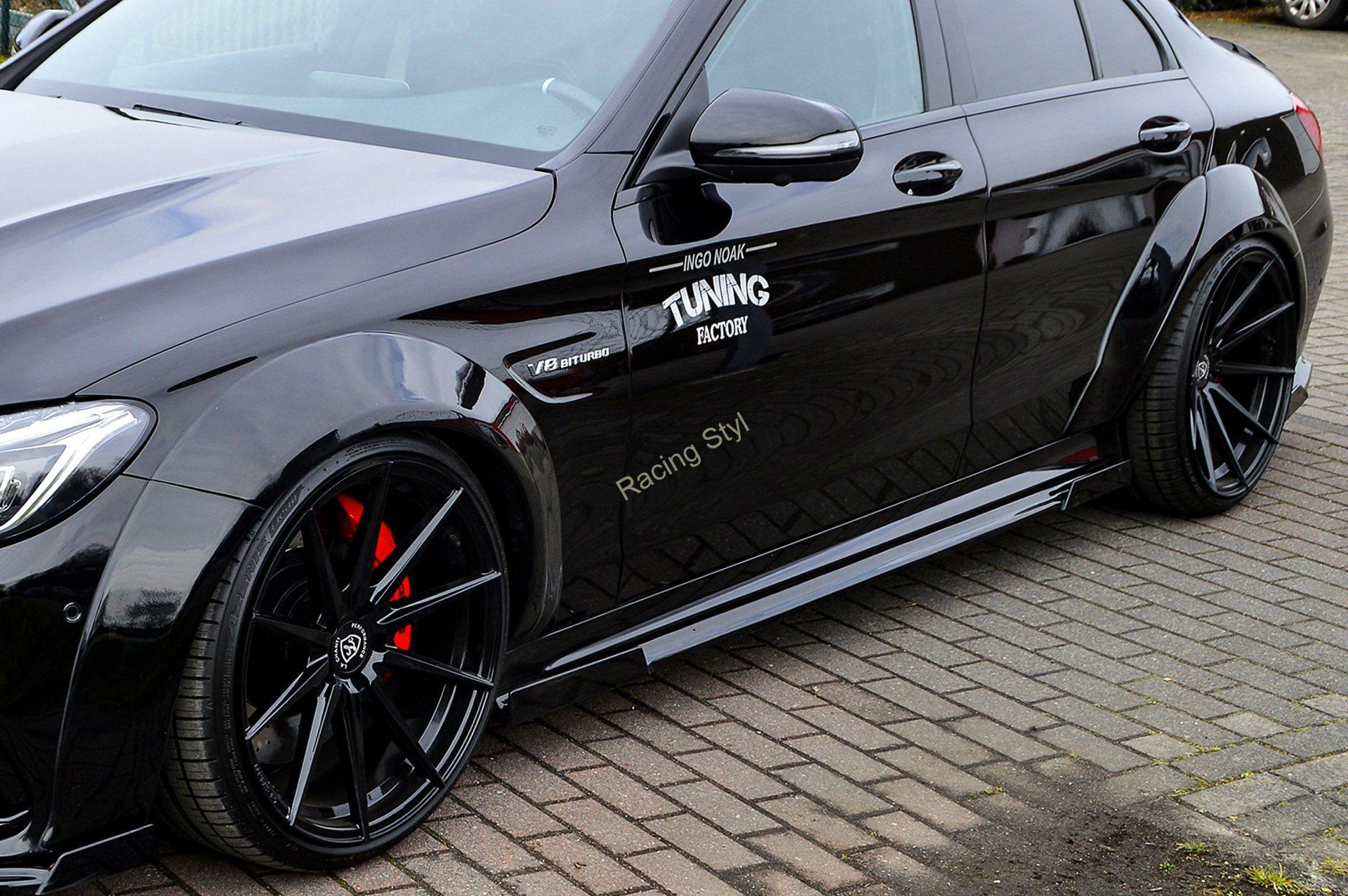 Mercedes Benz C63AMG+S Sedan Widebody kit lemy blatníků IN Tuning