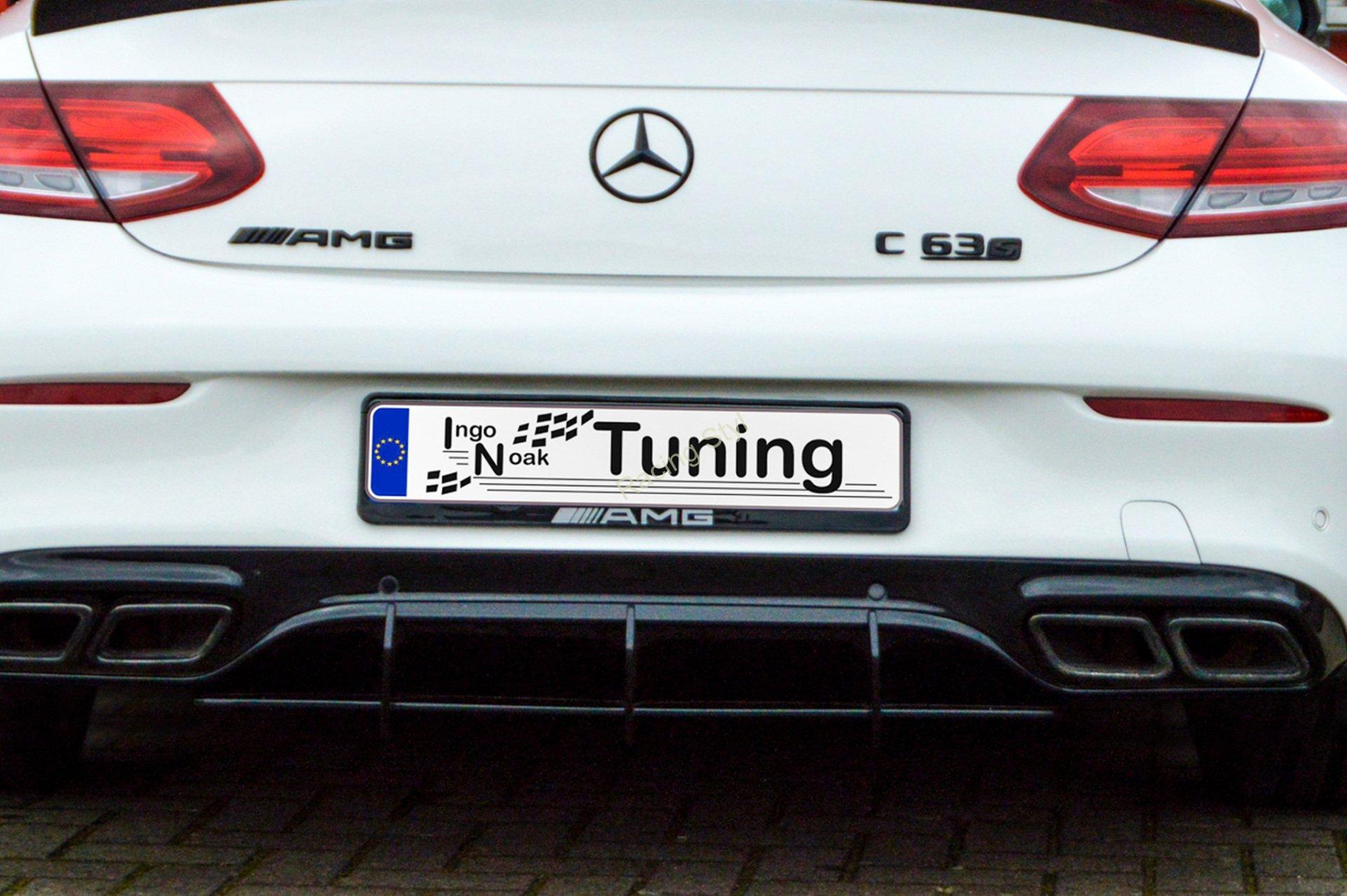 Mercedes Benz C 63AMG C205/A205 Coupe Cabrio spoiler na zadní nárazník difuzor IN Tuning