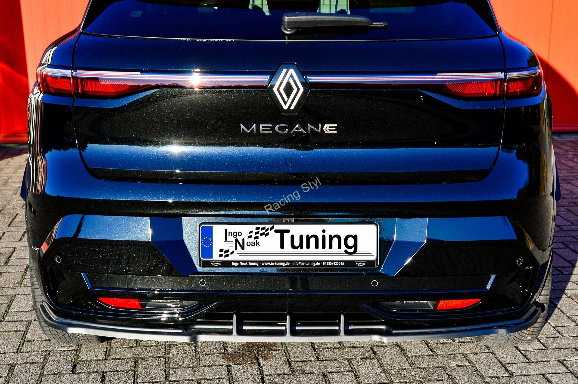 Renault Megane E-Tech Elektric RCB spoiler pod zadní nárazník IN Tuning Matt.