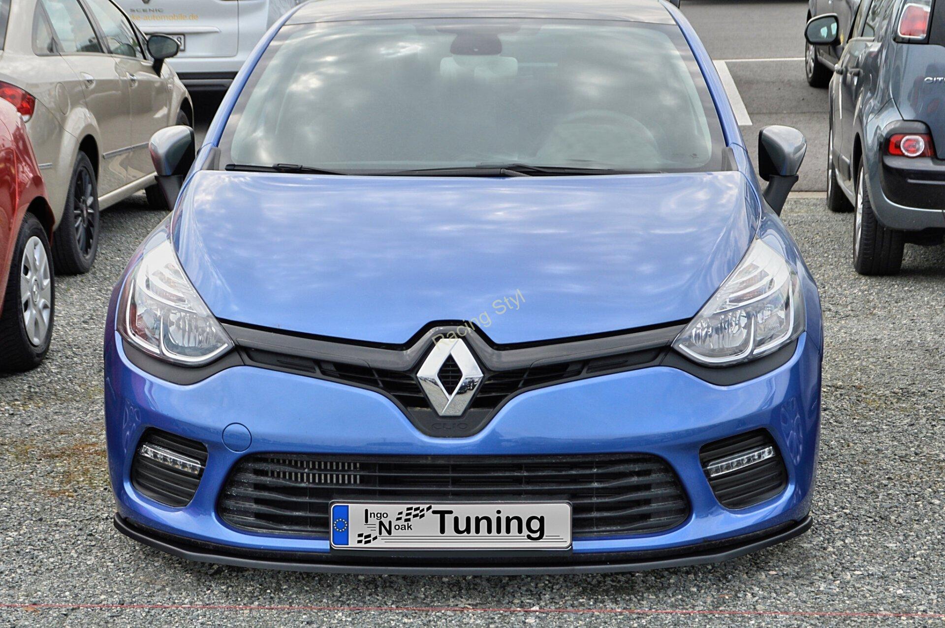 Renault Clio 4 GT přední spoiler lipa Glossy Black IN Tuning Lesk.