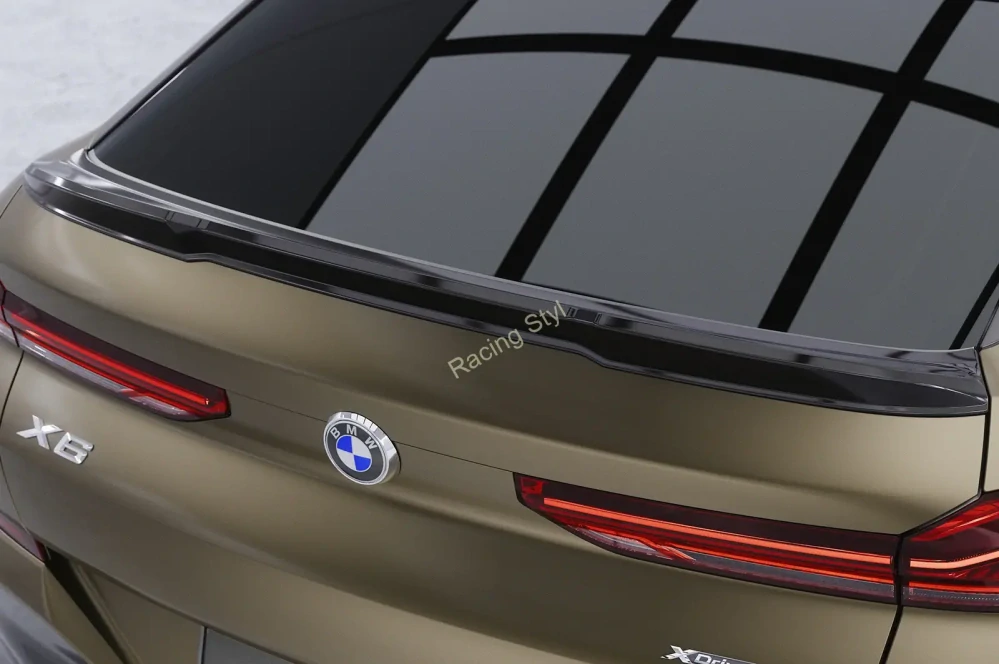 BMW X6 (G06) spoiler pod zadní okno Glossy Black CSR Lesk.