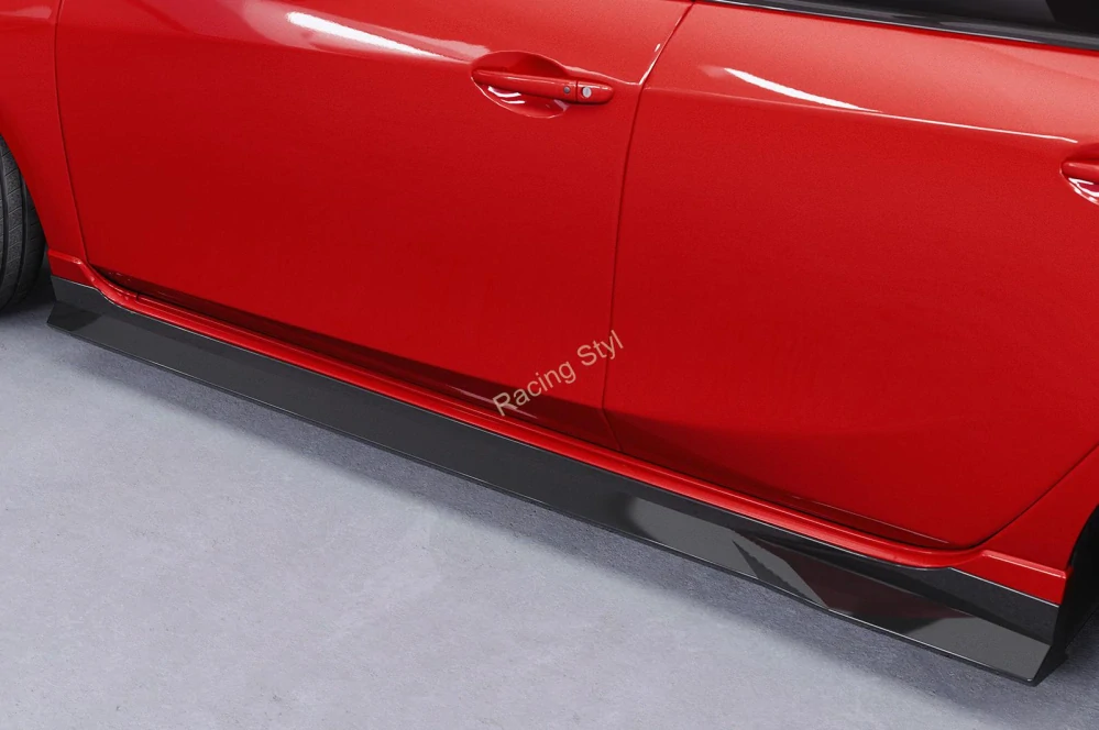 Mazda 3 (Typ BL) MPS nástavce na boční prahy Glossy Black CSR Lesk