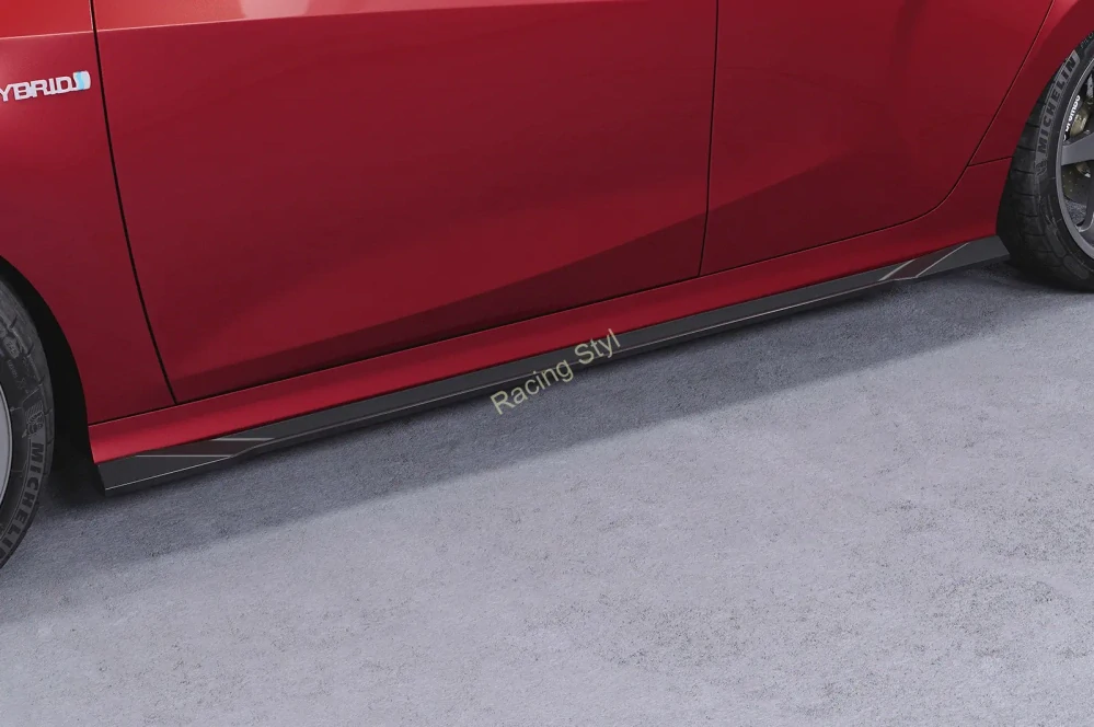 Toyota Yaris 4 (XP21) nástavce na boční prahy Glossy Black CSR Lesk