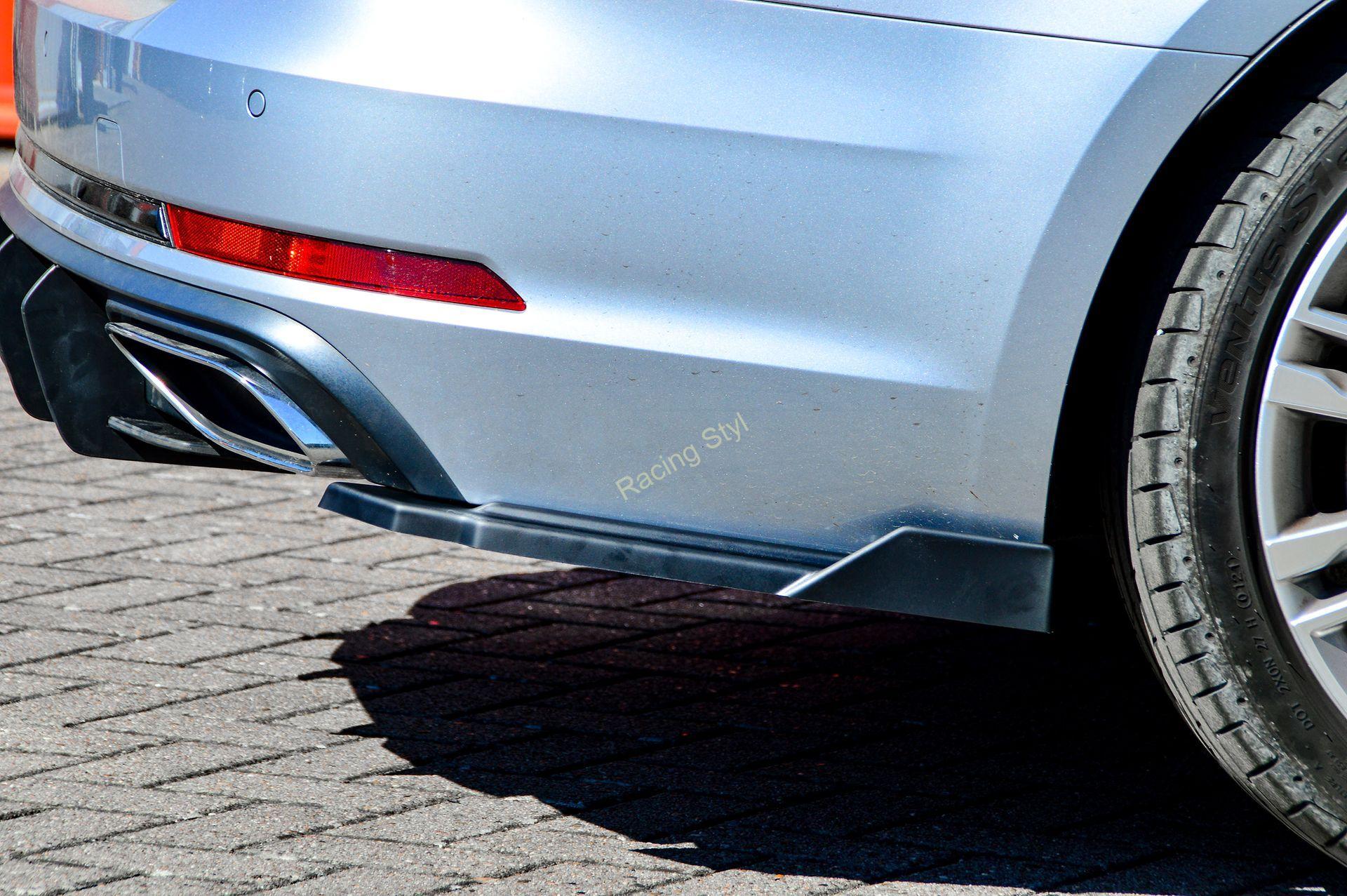 Audi A4 B9 Avant boční spoilery na zadní nárazník s křidélky IN Tuning Matt.