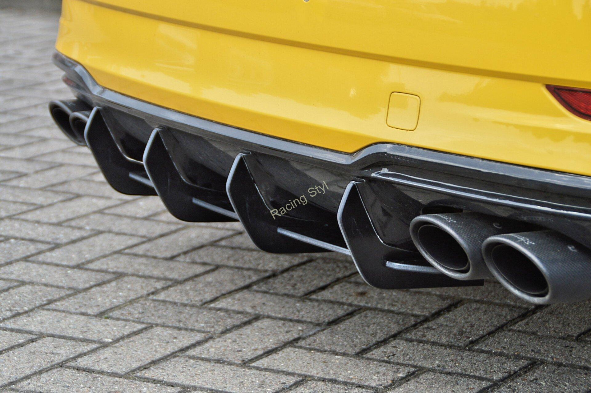 Audi A3 S3 8V S-Line/ Cabrio Facelift spoiler na zadní nárazník difuzor IN Tuning