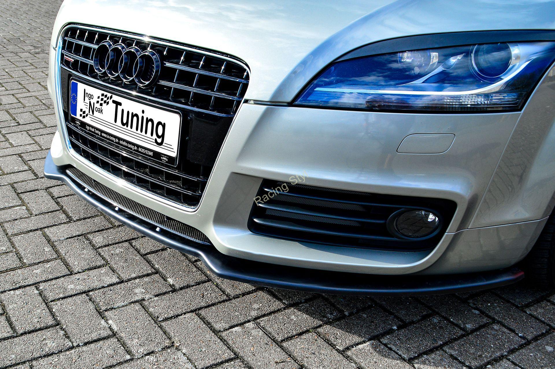 Audi TT 8J S-Line přední spoiler lipa Glossy Black IN Tuning Lesk.