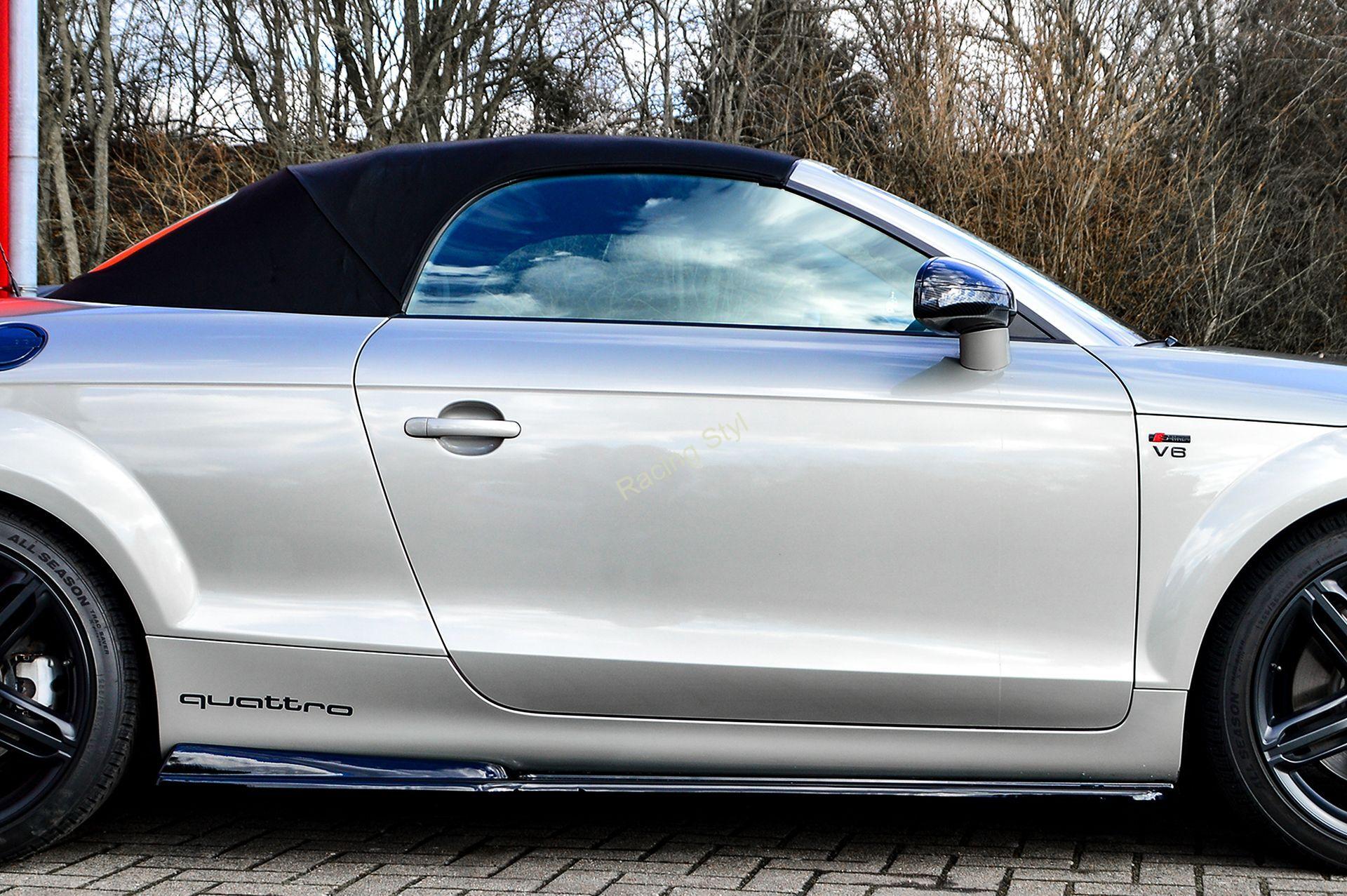 Audi TT 8J nástavce pod boční prahy IN Tuning Matt.