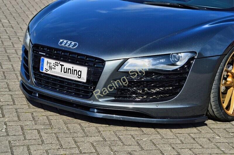 Audi R8 typ 42 přední spoiler lipa Glossy Black IN Tuning Lesk.