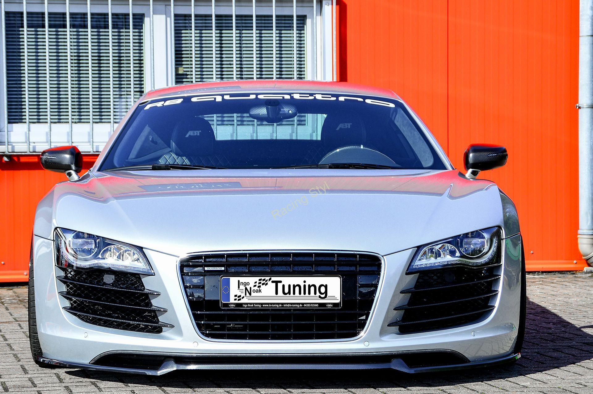 Audi R8 typ 42 přední spoiler lipa verze 2 IN Tuning Matt.