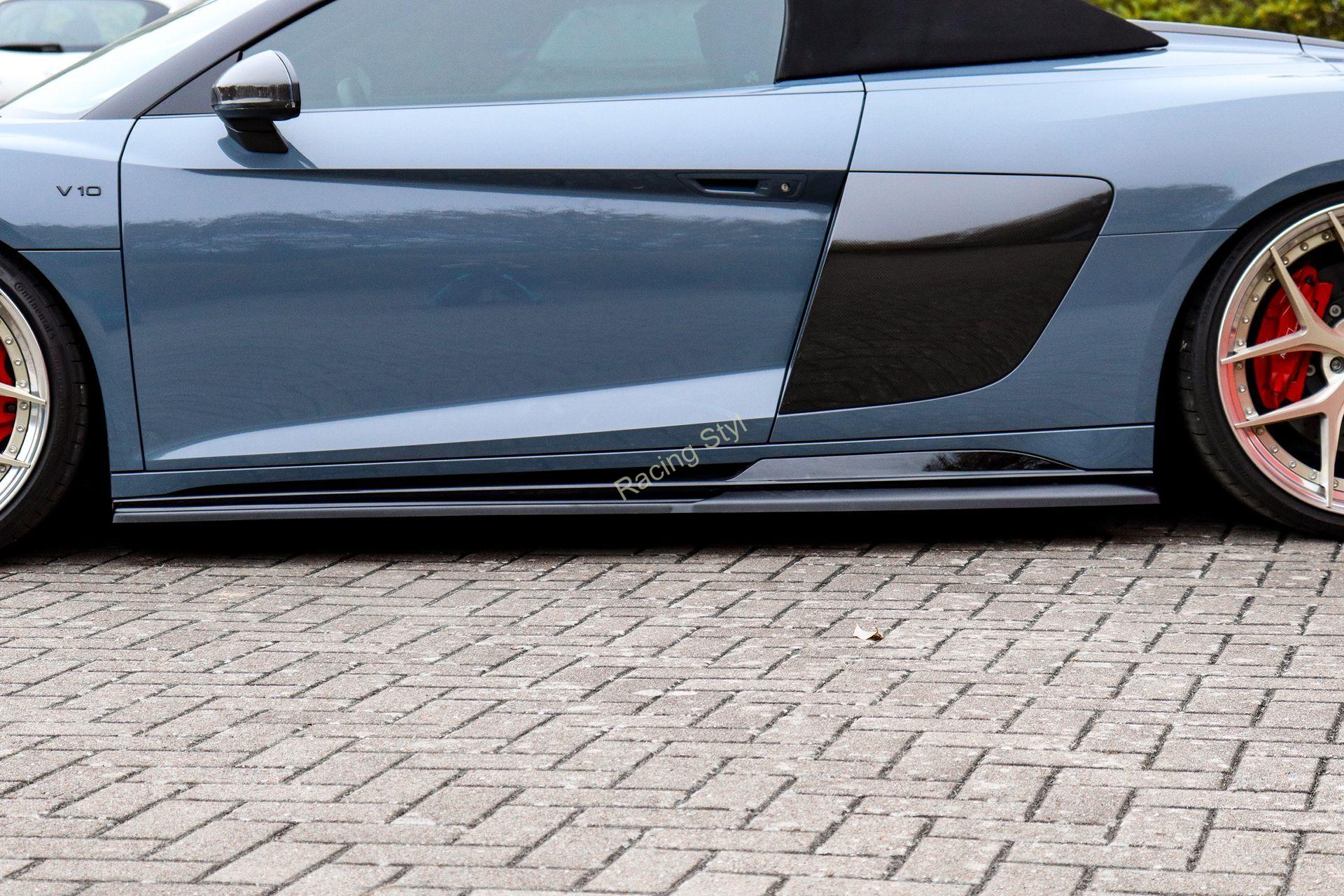 Audi R8 4S Facelift spoilery pod boční prahy IN Tuning Matt.