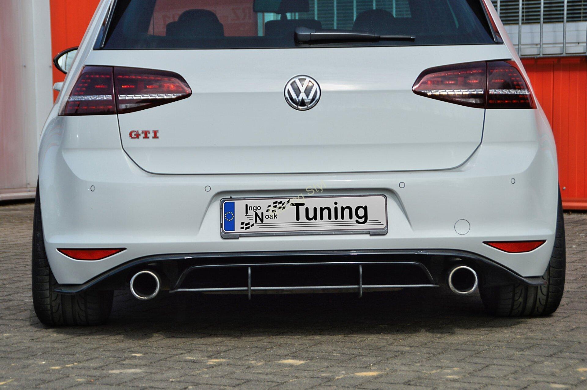 VW Golf 7 GTI Clubsport spoiler na zadní nárazník difuzor IN Tuning