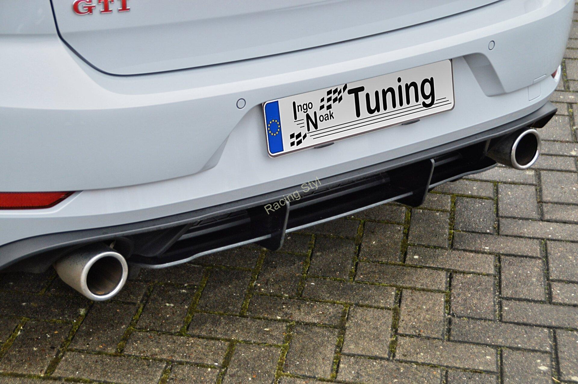 VW Golf 7 GTI/ Performance Facelift spoiler na zadní nárazník difuzor IN Tuning 2.verze