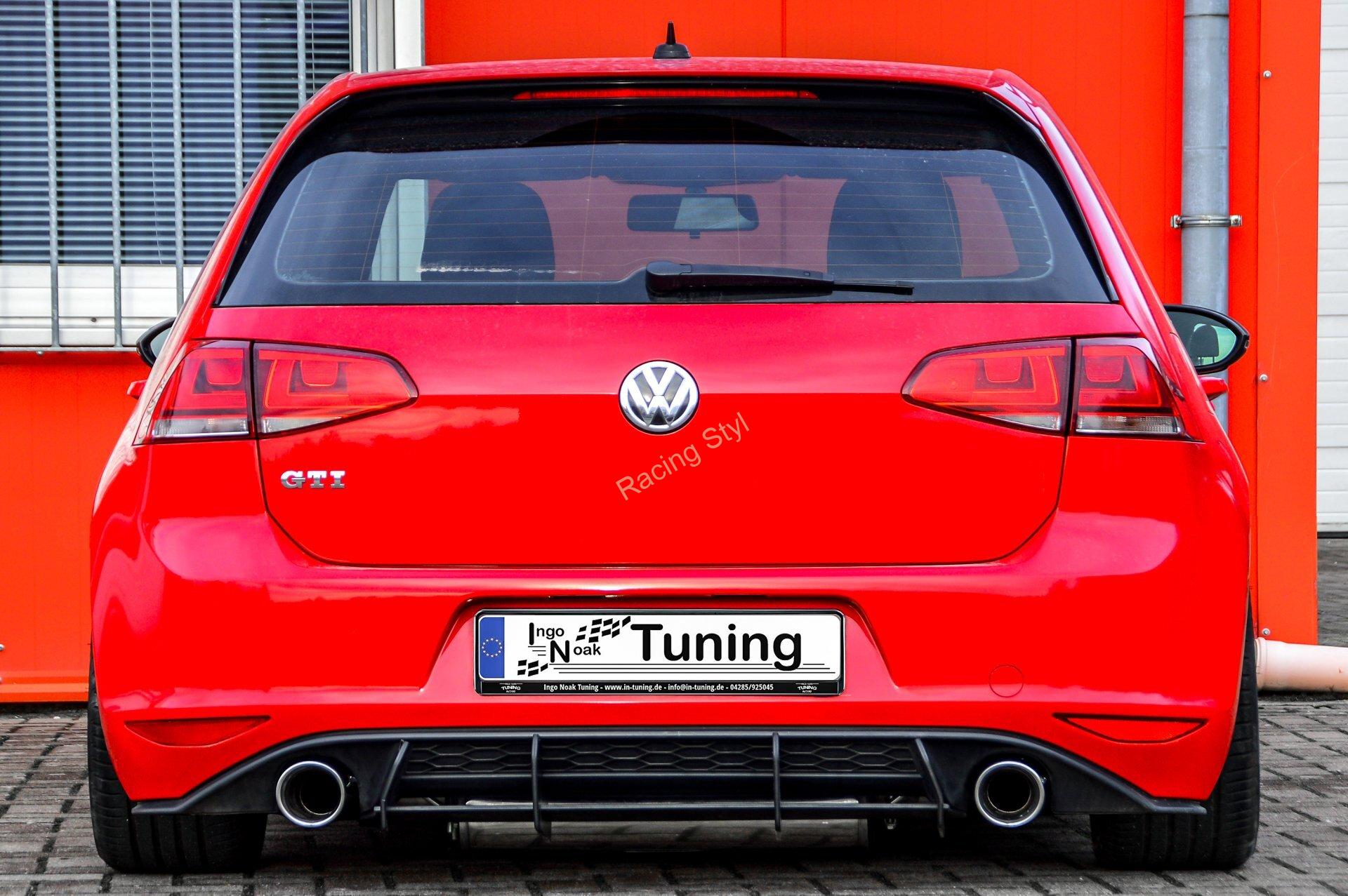 VW Golf 7 GTI/ GTD AU spoiler na zadní nárazník difuzor verze 2 IN Tuning