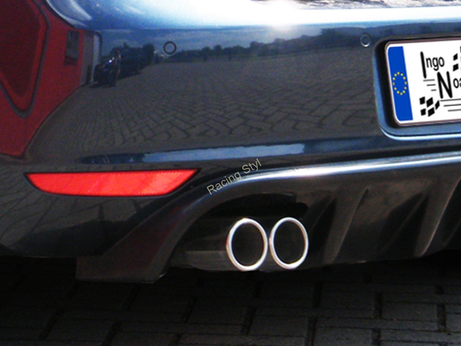 VW Golf 6 1K spoiler na zadní nárazník IN Tuning Matt.