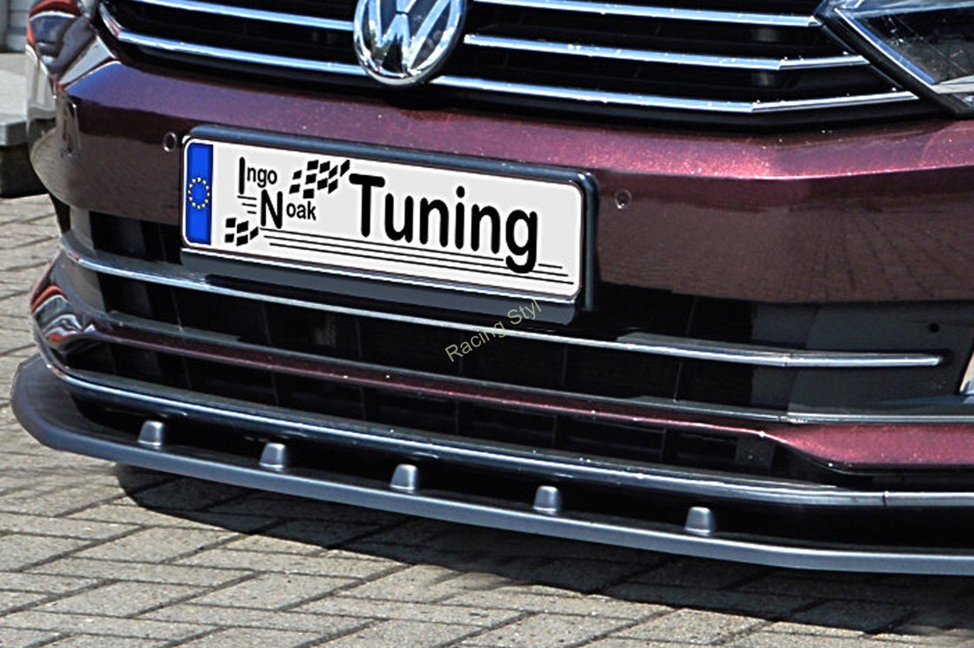 VW Passat 3G B8 přední spoiler lipa IN Tuning Matt.