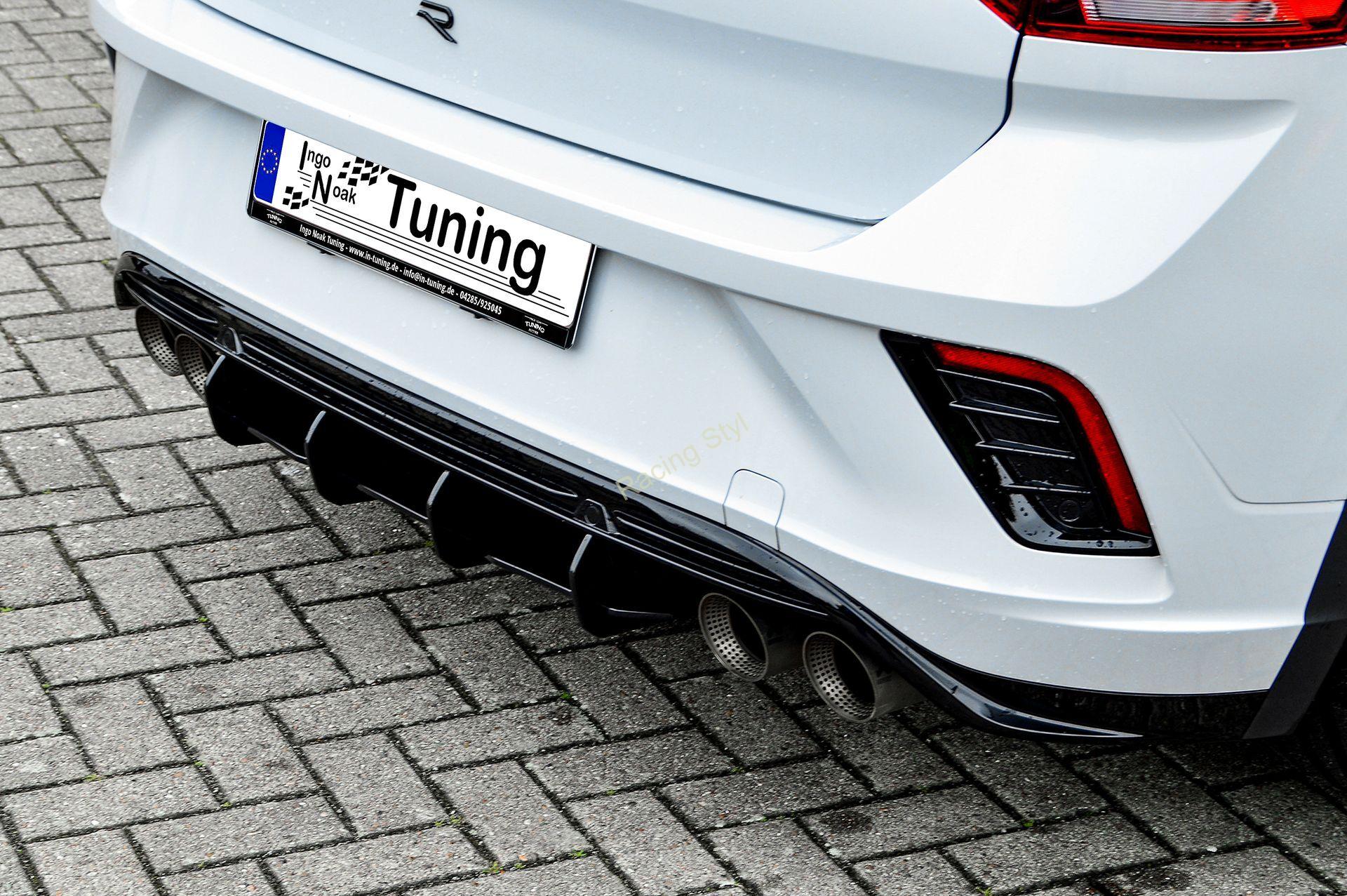 VW T-ROC R spoiler na zadní nárazník difuzor IN Tuning