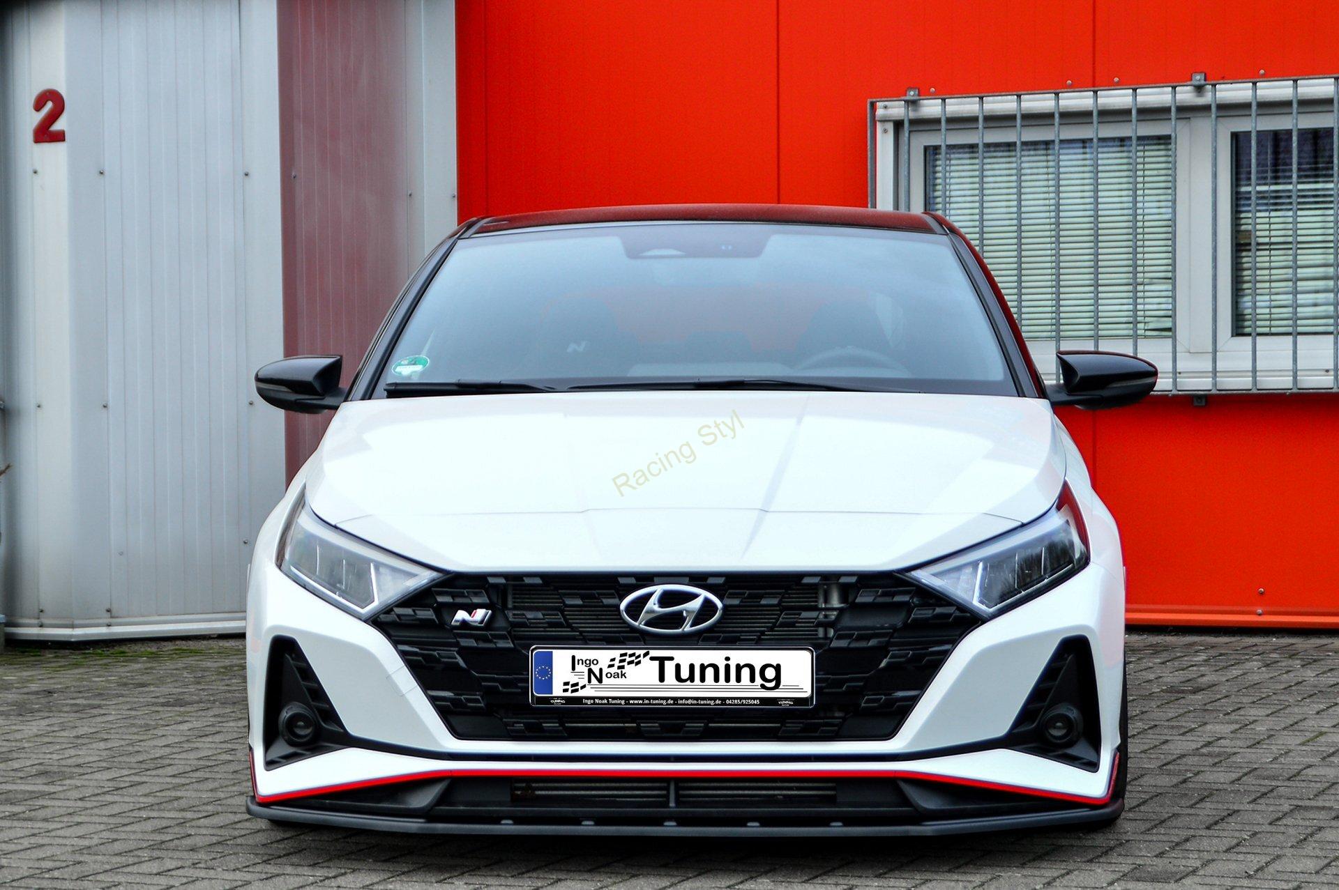 Hyundai I20N Performance přední spoiler lipa IN Tuning Matt.