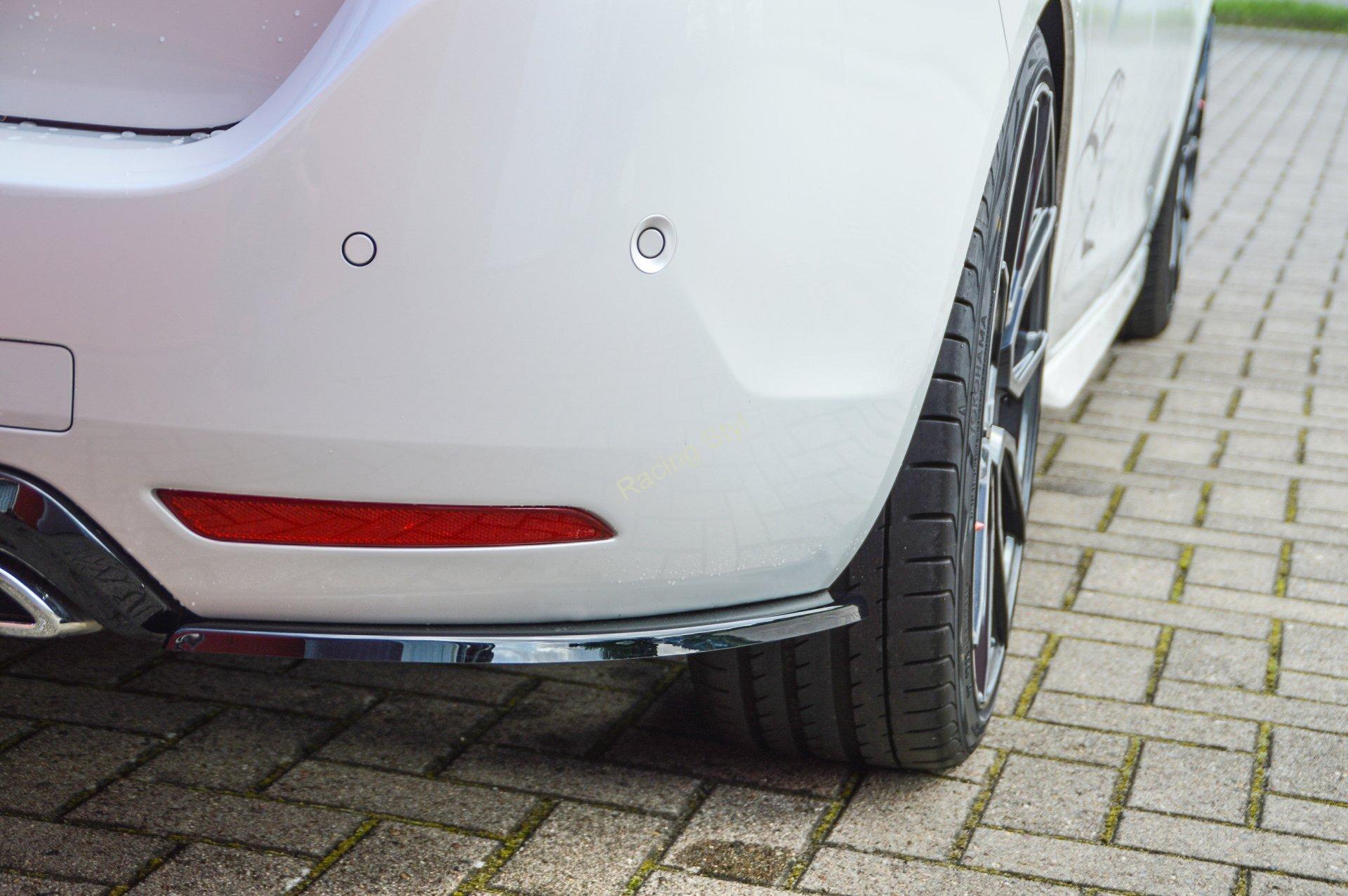 Peugeot 308 GT Facelift SW Combi boční spoilery na zadní nárazník Glossy Black IN Tuning Lesk.