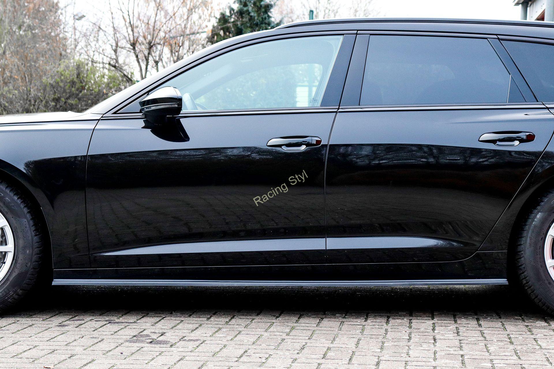 Audi A6 C8 F2 nástavce pod boční prahy IN Tuning Matt.