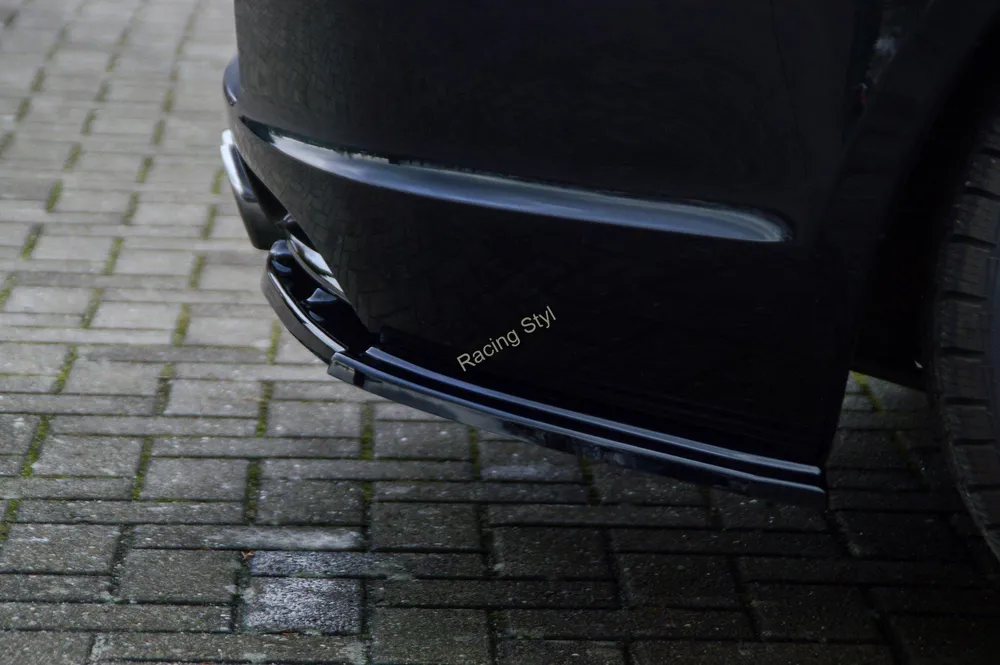 Porsche Cayman 987 2005-09 boční spoilery na zadní nárazník Glossy Black IN Tuning Lesk.