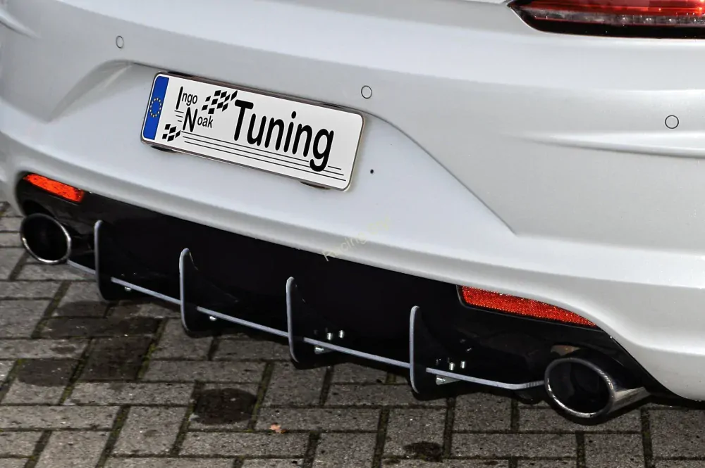 VW Scirocco 3 R Facelift spoiler na zadní nárazník difuzor IN Tuning