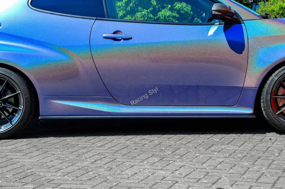 Toyota Yaris GR nástavce pod boční prahy IN Tuning Matt.