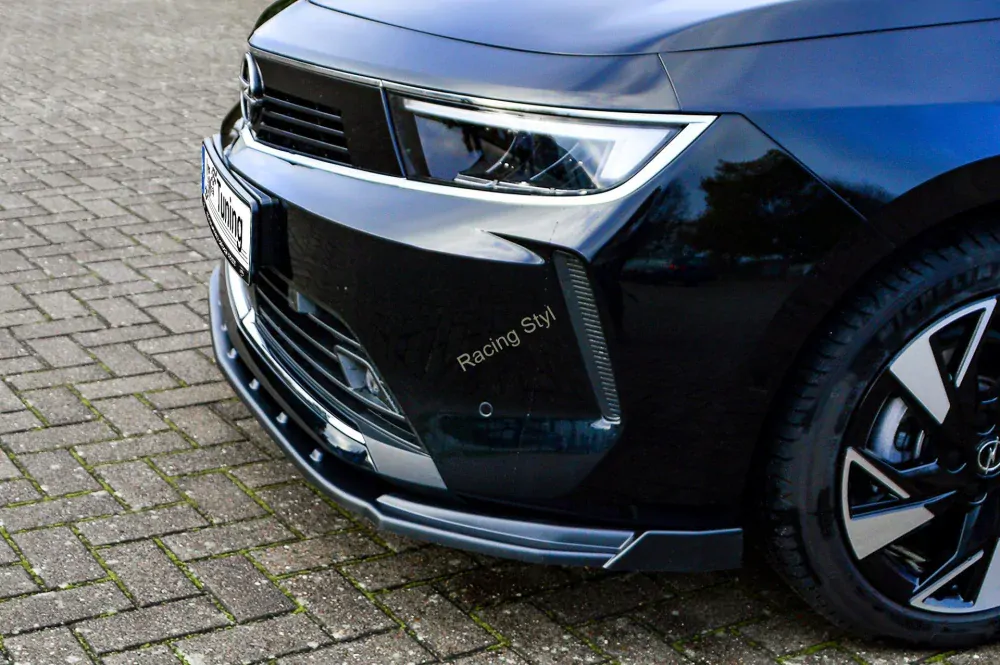 Opel Astra L přední spoiler lipa s křidélky IN Tuning Matt.