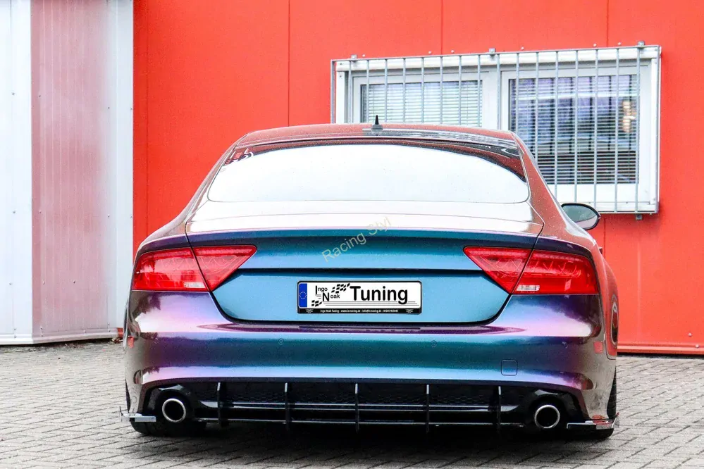 Audi A7 S-Line/ S7 C7 4G difuzor na zadní nárazník IN Tuning