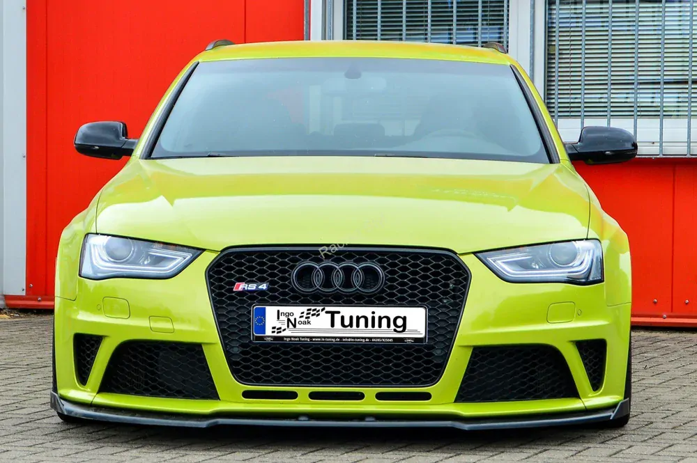 Audi RS4 B8 přední spoiler lipa s křidélky IN Tuning