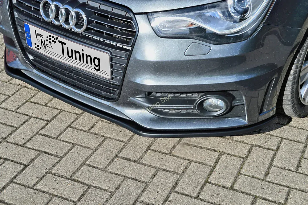 Audi A1 8X S-Line přední spoiler lipa Glossy Black IN Tuning Lesk.