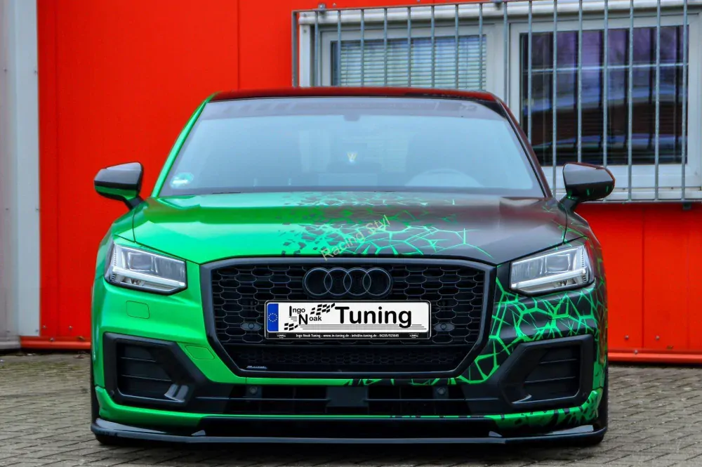 Audi Q2 GA spoiler pod přední nárazník IN Tuning Matt.