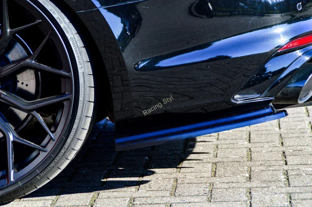 Audi RS5 B9 F5 boční spoilery na zadní nárazník Glossy Black IN Tuning Lesk.